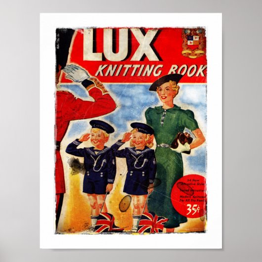 Patriottische kinderpatronen poster (Voorkant)