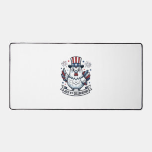 Patriottische Kip 4 juli Viering T-Shirt Des Bureaumat