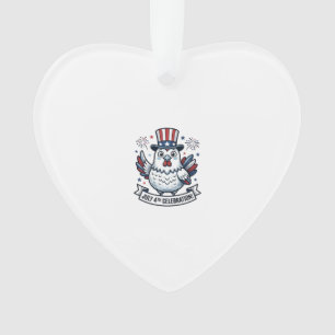 Patriottische Kip 4 juli Viering T-Shirt Des Ornament