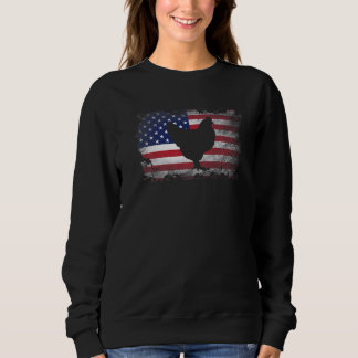 Patriottische kip Amerikaanse vlag Cool Chicken Trui