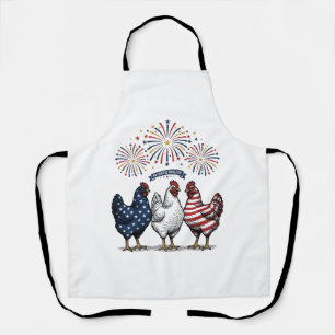 Patriottische Kip Trio Vintage Gravure Vector Af Schort
