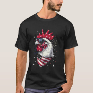 Patriottische Kip USA Vlag 4 Juli Amerikaans T-shirt