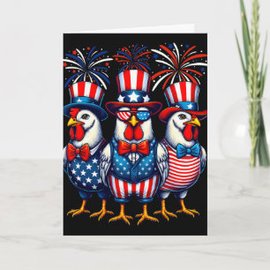 Patriottische Kip Usa Vlag Kip Liefhebber 4e Juli Kaart