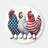 Patriottische kippen magneet (Voorkant)