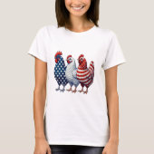 Patriottische kippen t-shirt (Voorkant)