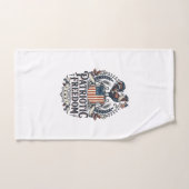 Patriottische Kippenhouder Vector Grafische T-shir Handdoek (Handdoek)