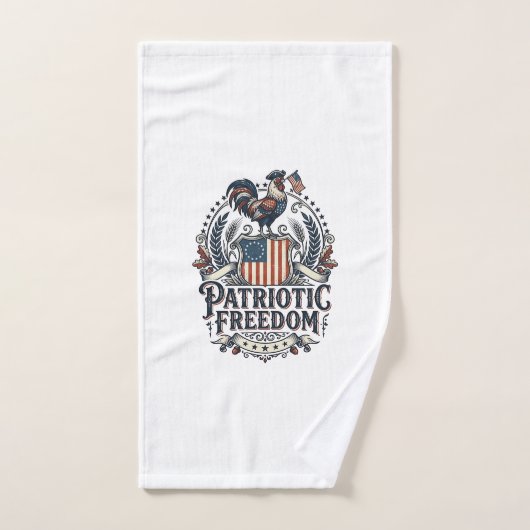 Patriottische Kippenhouder Vector Grafische T-shir Handdoek (Handdoek)