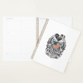 Patriottische Kippenhouder Vector Grafische T-shir Planner (Display)