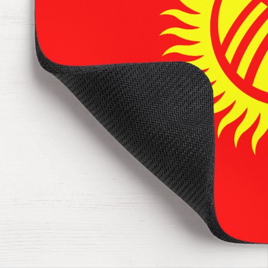 Patriottische Kirgiziaanse vlag Muismat (Hoek)