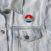 Patriottische Kiribati-vlag Ronde Button 3,2 Cm (In situ)