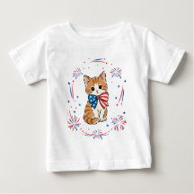 Patriottische Kitten-Vuurwerk – Rood Wit Blauwe St