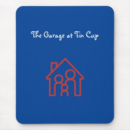 Patriottische kleuren Aangepaste muis of bureaubla Muismat (Voorkant)