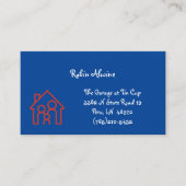 Patriottische kleuren aangepaste Visitekaartjes (Voorkant)