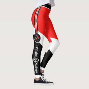 Patriottische kleuren van Trinidad en Tobago met n Leggings