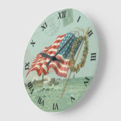 Patriottische klok - Vlag en eer (Hoek)