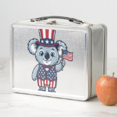Patriottische Koala Vector Vintage T-shirt Ontwerp (In situ)