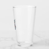 Patriottische Koala Vintage Gravure Shirt Ontwerp_ Glas (Links)