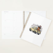 Patriottische Koe 4 juli Truck Vectorontwerp_1 Planner (Display)