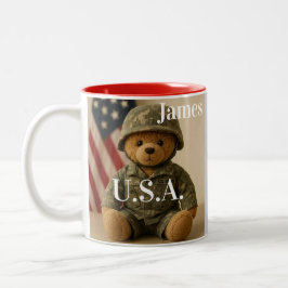 Patriottische koffiebeker Fu Tweekleurige Koffiemok