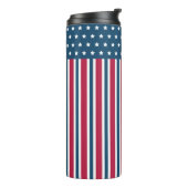 Patriottische koffiebeker thermosbeker (Gedraaid links)