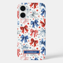 Patriottische Kokette Strikken met Monogram