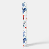 Patriottische Kokette Strikken met Monogram Case-Mate iPhone Case (Achterkant / Links)