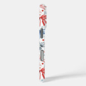 Patriottische Kokette Strikken met Monogram Case-Mate iPhone Case (Achterkant / Rechts)