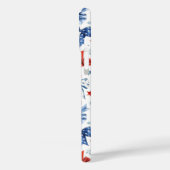 Patriottische Kokette Strikken met Monogram Case-Mate iPhone Case (Achterkant / Links)