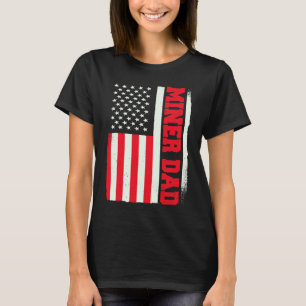 Patriottische kolenmijn geologie geoloog mineraal t-shirt