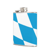 Patriottische kolf met vlag van Beieren, Duitsland Heupfles (Links)