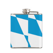 Patriottische kolf met vlag van Beieren, Duitsland Heupfles (Achterkant)