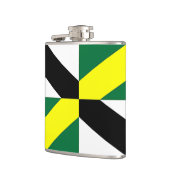 Patriottische kolf met vlag van Monterey City Heupfles (Links)