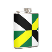 Patriottische kolf met vlag van Monterey City Heupfles (Rechts)