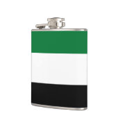 Patriottische kolf met vlag van VAE Heupfles (Links)