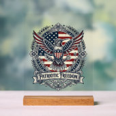 Patriottische Kolibrie Acryl Bord (Neutraal)