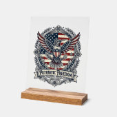 Patriottische Kolibrie Acryl Bord (Hoek)