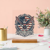 Patriottische Kolibrie Acryl Bord (Huwelijk)