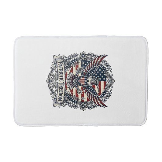Patriottische Kolibrie Badmat (Voorkant)