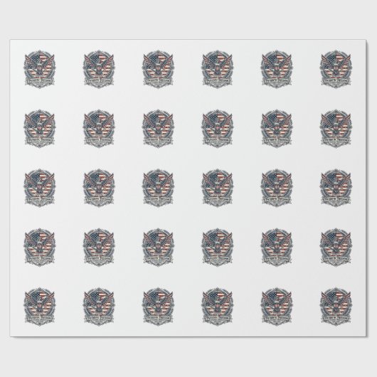 Patriottische Kolibrie Cadeaupapier (Vlak)