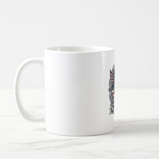 Patriottische Kolibrie Koffiemok (Links)