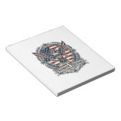 Patriottische Kolibrie Notitieblok (Schuin)