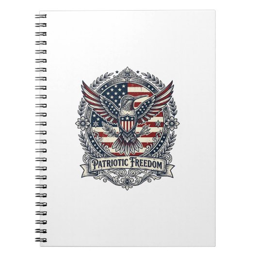 Patriottische Kolibrie Notitieboek (Voorkant)