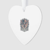 Patriottische Kolibrie Ornament (voorkant)
