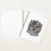 Patriottische Kolibrie Planner (Display)