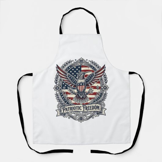 Patriottische Kolibrie Schort (Voorkant)