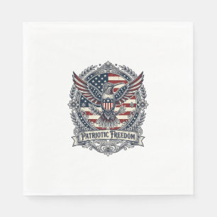 Patriottische Kolibrie Servet