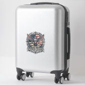 Patriottische Kolibrie Sticker (Koffer)