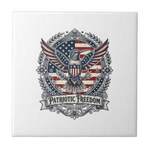 Patriottische Kolibrie Tegeltje