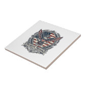 Patriottische Kolibrie Tegeltje (Zijkant)