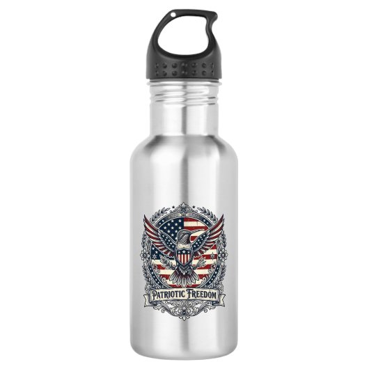 Patriottische Kolibrie Waterfles (Voorkant)